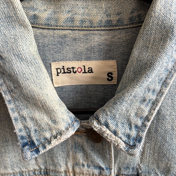 Pistola Light Blue Denim Jacket size small - Picture 3 of 5
